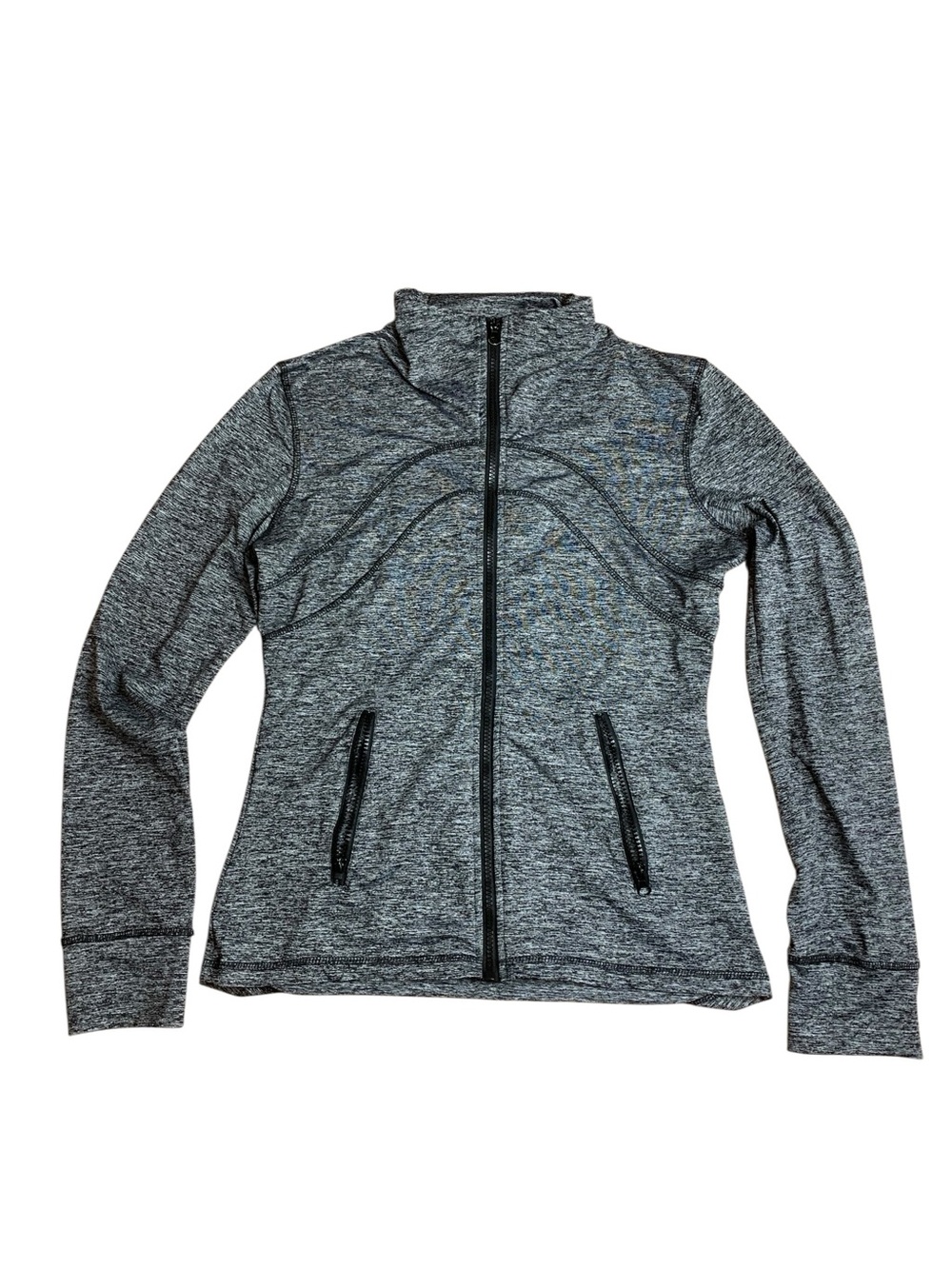 Energia Gray Heather Full Zip Athletic Jacket - Size L/G